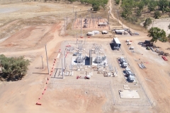 Cape River substation under construction